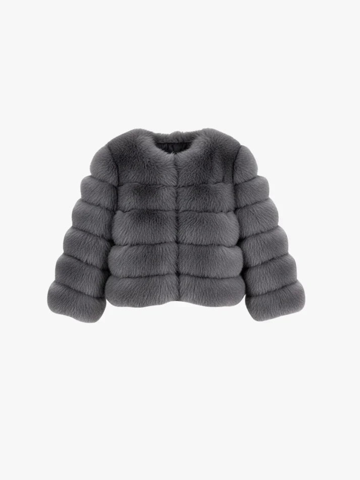 Trendy Faux Jacke