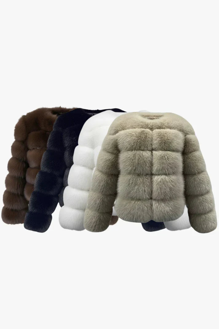 Trendy Faux Jacke