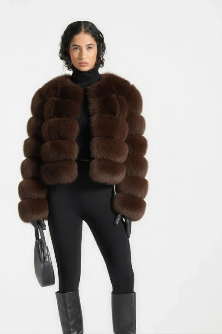 Trendy Faux Jacke