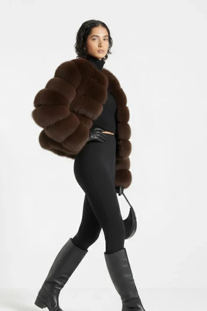 Trendy Faux Jacke