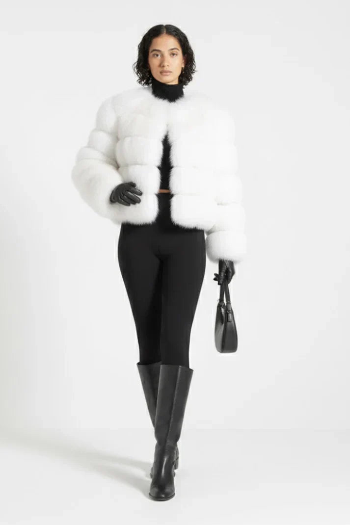 Trendy Faux Jacke