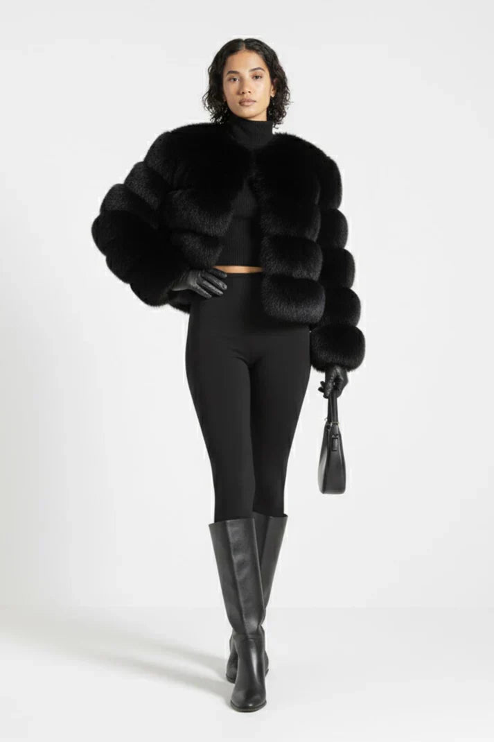Trendy Faux Jacke