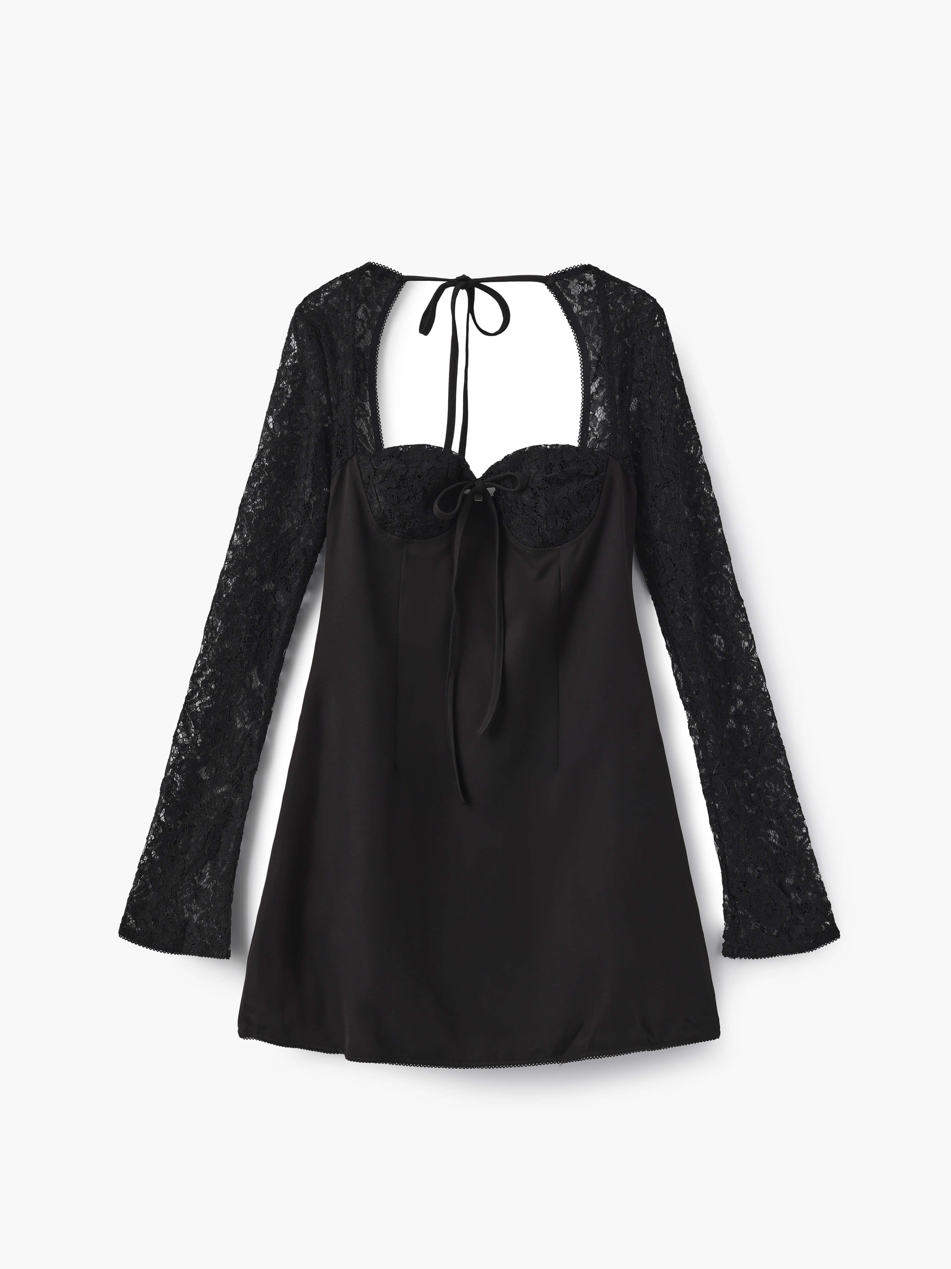 Louise mini dress with lace details